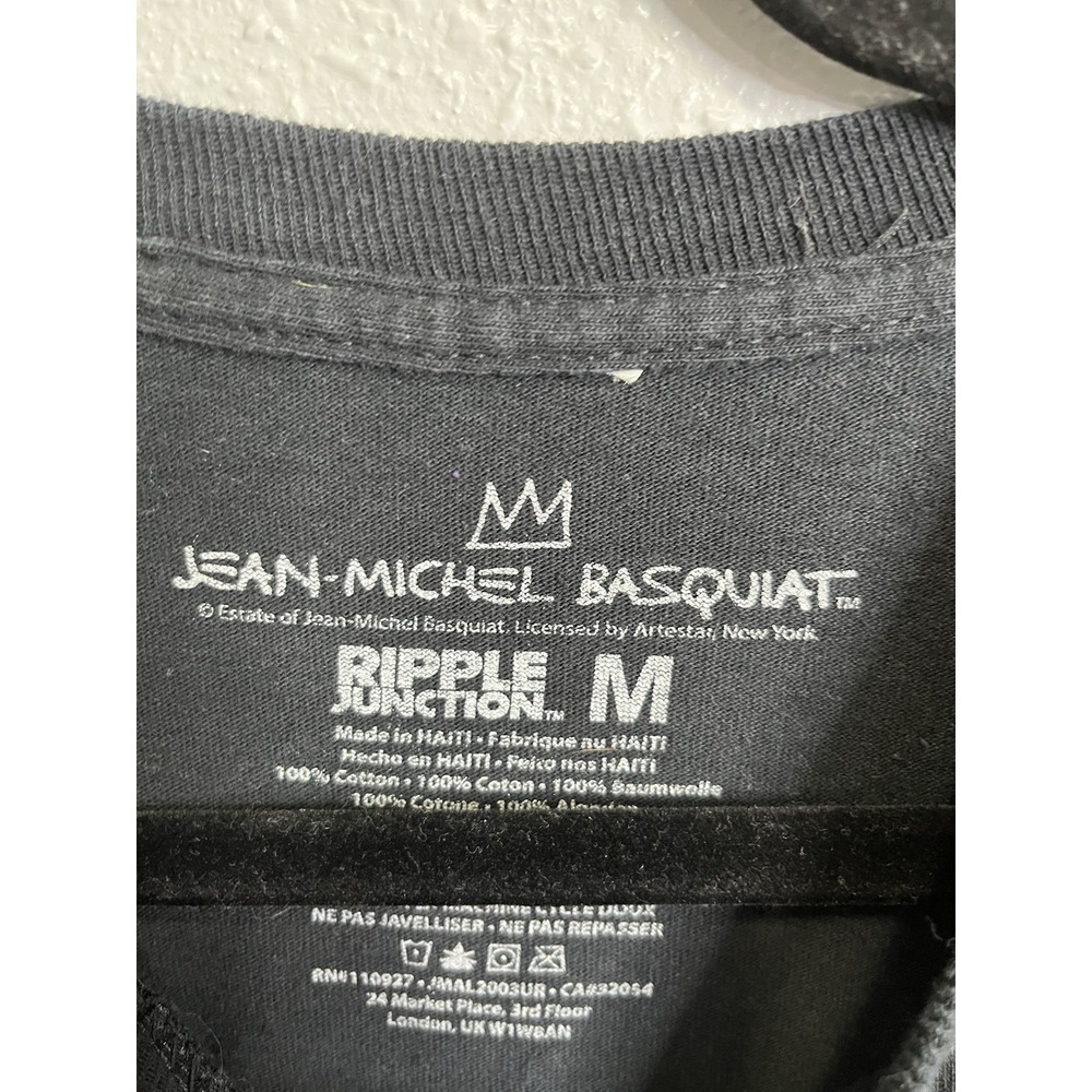 Jean-Michel Basquiat Art LS T-shirt Jazz Ornithology Alchemy Gillespie Medium - Picture 2 of 3